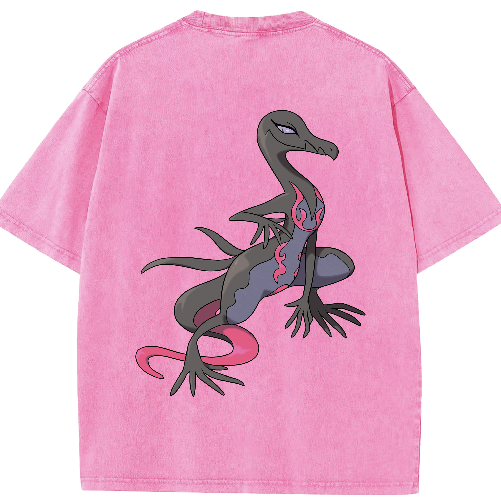 （画像用） ポケットモンスター Pokémon 綿100% ヴィンテージ風 半袖Tシャツ（背面プリント）